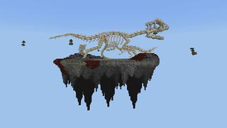 Screenshot of the Minecraft Bedrock Marketplace product SKY BLOCK+ created by Pickaxe Studios.