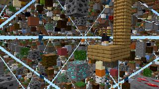 Screenshot of the Minecraft Bedrock Marketplace product SKY GRID BLOCK! created by Pickaxe Studios.