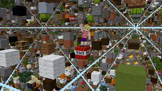 Screenshot of the Minecraft Bedrock Marketplace product SKY GRID! created by Pickaxe Studios.