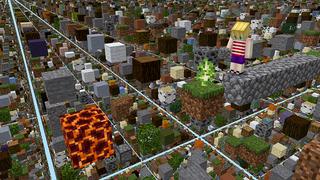 Screenshot of the Minecraft Bedrock Marketplace product SKY GRID! created by Pickaxe Studios.