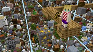 Screenshot of the Minecraft Bedrock Marketplace product SKY GRID! created by Pickaxe Studios.