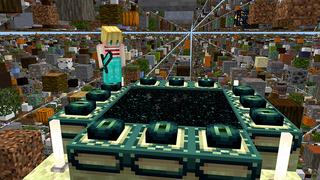 Screenshot of the Minecraft Bedrock Marketplace product SKY GRID! created by Pickaxe Studios.