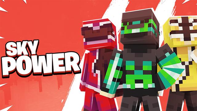 Thumbnail of the Minecraft Bedrock Marketplace product SKY POWER created by Pickaxe Studios.