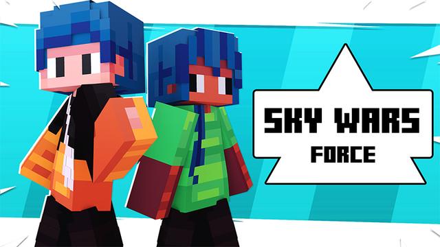 Thumbnail of the Minecraft Bedrock Marketplace product SKY WARS FORCE created by Pickaxe Studios.