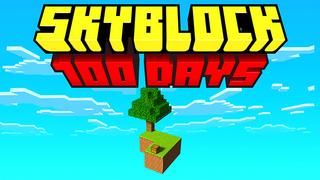 Thumbnail of the Minecraft Bedrock Marketplace product SKYBLOCK 100 jours ! created by Pickaxe Studios.