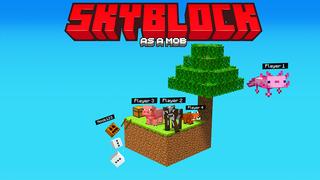 Thumbnail of the Minecraft Bedrock Marketplace product Skyblock As A Mob! created by Pickaxe Studios.