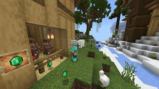 Screenshot of the Minecraft Bedrock Marketplace product SkyBlock Biomes created by Pickaxe Studios.