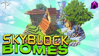 Thumbnail of the Minecraft Bedrock Marketplace product SkyBlock Biomes created by Pickaxe Studios.