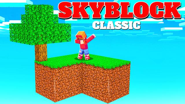 Thumbnail of the Minecraft Bedrock Marketplace product Skyblock Clásico created by Pickaxe Studios.