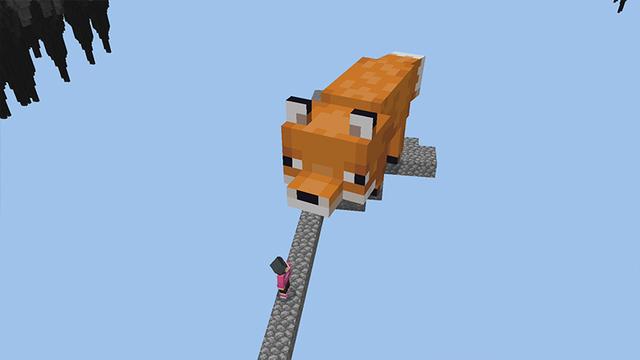Screenshot of the Minecraft Bedrock Marketplace product Skyblock GIANT Mobs created by Pickaxe Studios.
