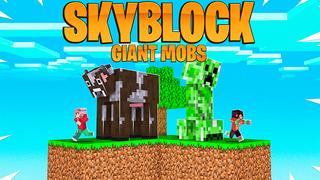 Thumbnail of the Minecraft Bedrock Marketplace product Skyblock GIANT Mobs created by Pickaxe Studios.