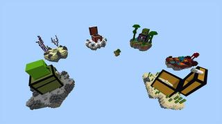 Screenshot of the Minecraft Bedrock Marketplace product Skyblock Inside Chests created by Pickaxe Studios.