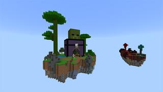 Screenshot of the Minecraft Bedrock Marketplace product Skyblock Inside Chests created by Pickaxe Studios.