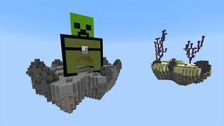 Screenshot of the Minecraft Bedrock Marketplace product Skyblock Inside Chests created by Pickaxe Studios.