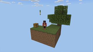 Screenshot of the Minecraft Bedrock Marketplace product Skyblock Island created by Pickaxe Studios.