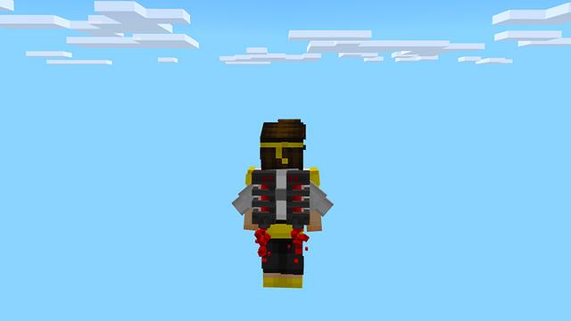 Screenshot of the Minecraft Bedrock Marketplace product Skyblock Jetpack created by Pickaxe Studios.