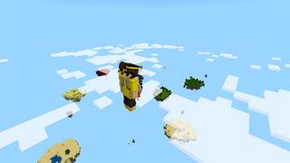 Screenshot of the Minecraft Bedrock Marketplace product Skyblock Jetpack created by Pickaxe Studios.