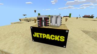 Screenshot of the Minecraft Bedrock Marketplace product Skyblock Jetpack created by Pickaxe Studios.