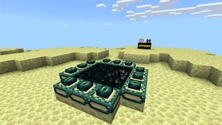 Screenshot of the Minecraft Bedrock Marketplace product Skyblock Jetpack created by Pickaxe Studios.