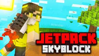 Thumbnail of the Minecraft Bedrock Marketplace product Skyblock Jetpack created by Pickaxe Studios.