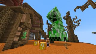 Screenshot of the Minecraft Bedrock Marketplace product SKYBLOCK LUCKY BLOCK created by Pickaxe Studios.