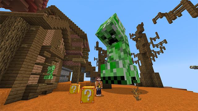 Screenshot of the Minecraft Bedrock Marketplace product SKYBLOCK LUCKY BLOCK created by Pickaxe Studios.