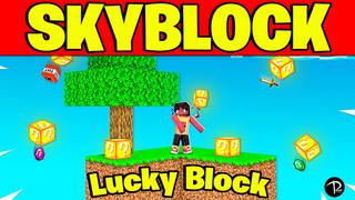 Thumbnail of the Minecraft Bedrock Marketplace product SKYBLOCK LUCKY BLOCK created by Pickaxe Studios.