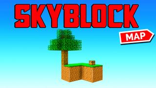 Thumbnail of the Minecraft Bedrock Marketplace product Skyblock Map created by Pickaxe Studios.