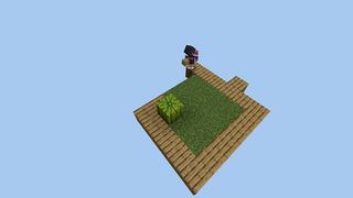 Screenshot of the Minecraft Bedrock Marketplace product SKYBLOCK ONE BLOCK CLASSIC! created by Pickaxe Studios.