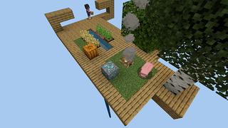 Screenshot of the Minecraft Bedrock Marketplace product SKYBLOCK ONE BLOCK CLASSIC! created by Pickaxe Studios.