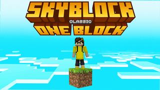 Thumbnail of the Minecraft Bedrock Marketplace product SKYBLOCK ONE BLOCK CLASSIC! created by Pickaxe Studios.
