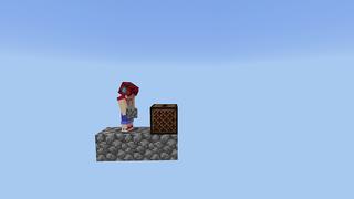 Screenshot of the Minecraft Bedrock Marketplace product SKYBLOCK ONE BLOCK WORLD! created by Pickaxe Studios.