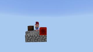 Screenshot of the Minecraft Bedrock Marketplace product SKYBLOCK ONE BLOCK WORLD! created by Pickaxe Studios.