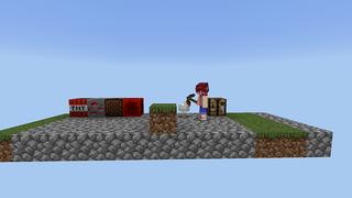 Screenshot of the Minecraft Bedrock Marketplace product SKYBLOCK ONE BLOCK WORLD! created by Pickaxe Studios.