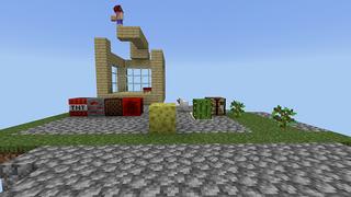 Screenshot of the Minecraft Bedrock Marketplace product SKYBLOCK ONE BLOCK WORLD! created by Pickaxe Studios.