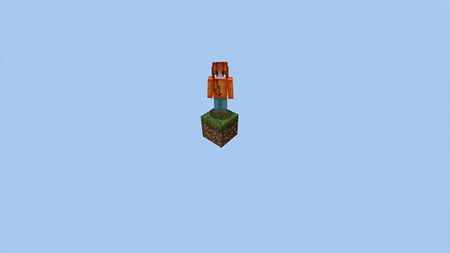Screenshot of the Minecraft Bedrock Marketplace product Skyblock One Block created by Pickaxe Studios.