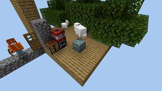 Screenshot of the Minecraft Bedrock Marketplace product Skyblock One Block created by Pickaxe Studios.