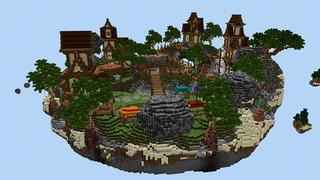Screenshot of the Minecraft Bedrock Marketplace product Skyblock++ created by Pickaxe Studios.
