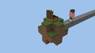 Screenshot of the Minecraft Bedrock Marketplace product Skyblock: Sky Survival created by Pickaxe Studios.