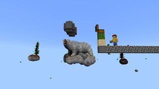 Screenshot of the Minecraft Bedrock Marketplace product SKYBLOCK SURVIVAL created by Pickaxe Studios.