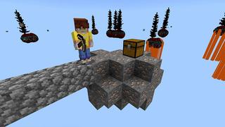 Screenshot of the Minecraft Bedrock Marketplace product SKYBLOCK SURVIVAL created by Pickaxe Studios.