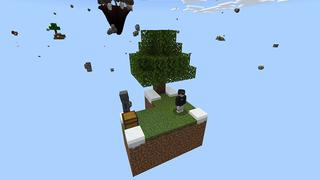 Screenshot of the Minecraft Bedrock Marketplace product Skyblock World created by Pickaxe Studios.