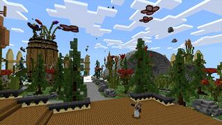 Screenshot of the Minecraft Bedrock Marketplace product Skyblock World created by Pickaxe Studios.
