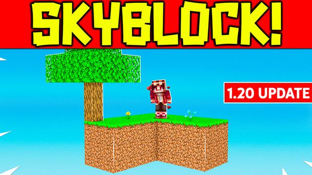 Thumbnail of the Minecraft Bedrock Marketplace product SKYBLOCK! created by Pickaxe Studios.