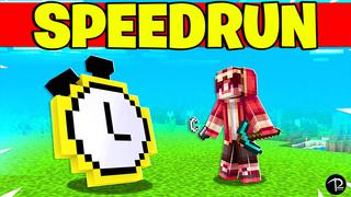 Thumbnail of the Minecraft Bedrock Marketplace product Speedrun World created by Pickaxe Studios.