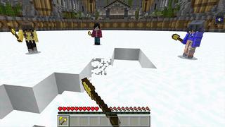 Screenshot of the Minecraft Bedrock Marketplace product SPLEEF! created by Pickaxe Studios.