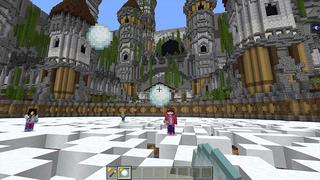 Screenshot of the Minecraft Bedrock Marketplace product SPLEEF! created by Pickaxe Studios.