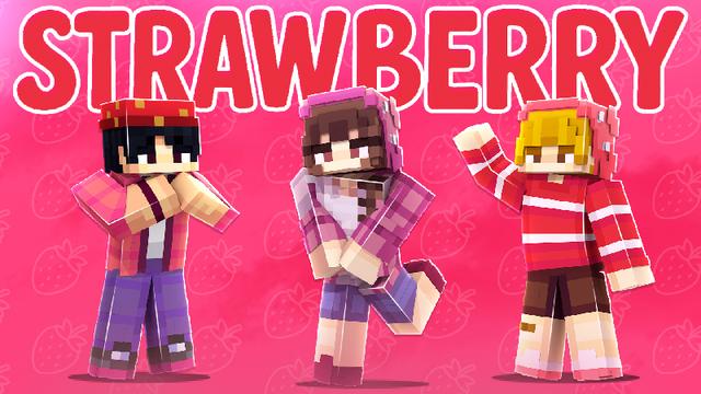 Thumbnail of the Minecraft Bedrock Marketplace product STRAWBERRY created by Pickaxe Studios.