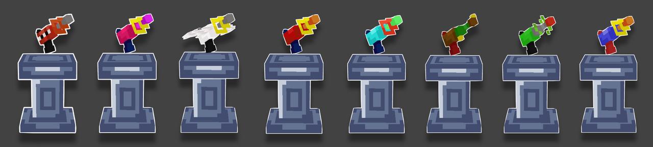 Panorama of the Minecraft Bedrock Marketplace product Super Lasers created by Pickaxe Studios.