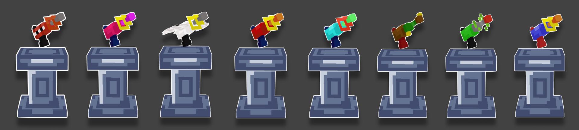 Panorama of the Minecraft Bedrock Marketplace product Super Lasers created by Pickaxe Studios.